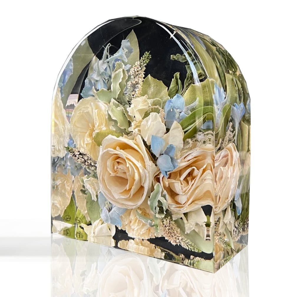 dbandrea Floral Block 8" x 7" Arch