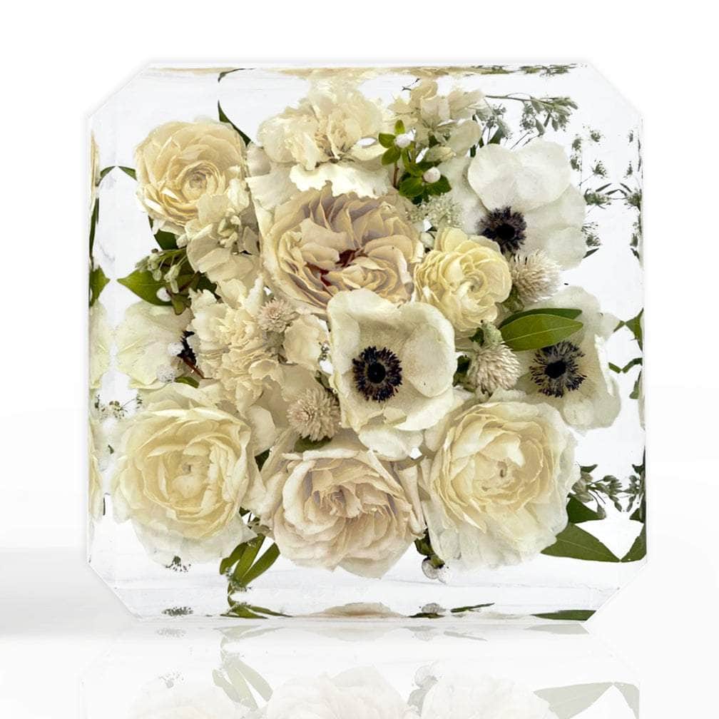 dbandrea Floral Block 8" x 8" Asscher