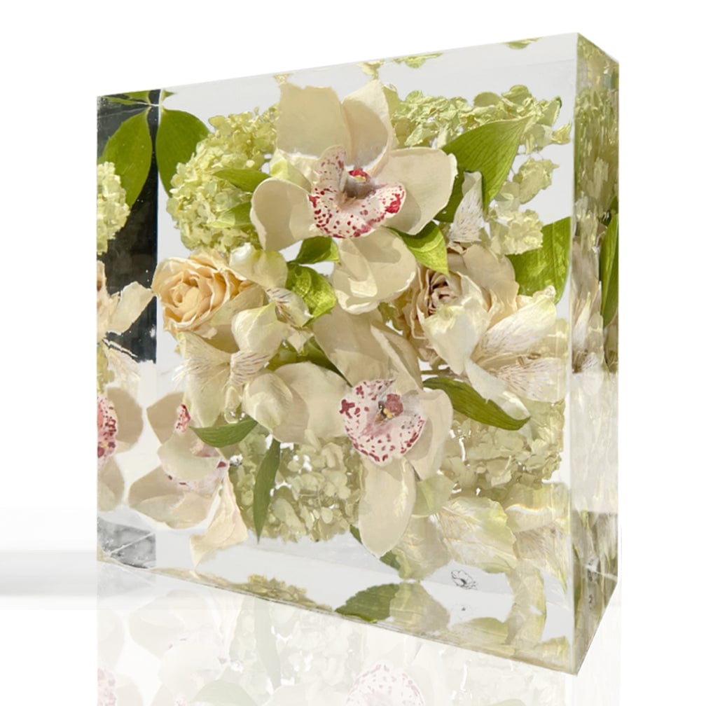 dbandrea Floral Block 8" x 8" Square
