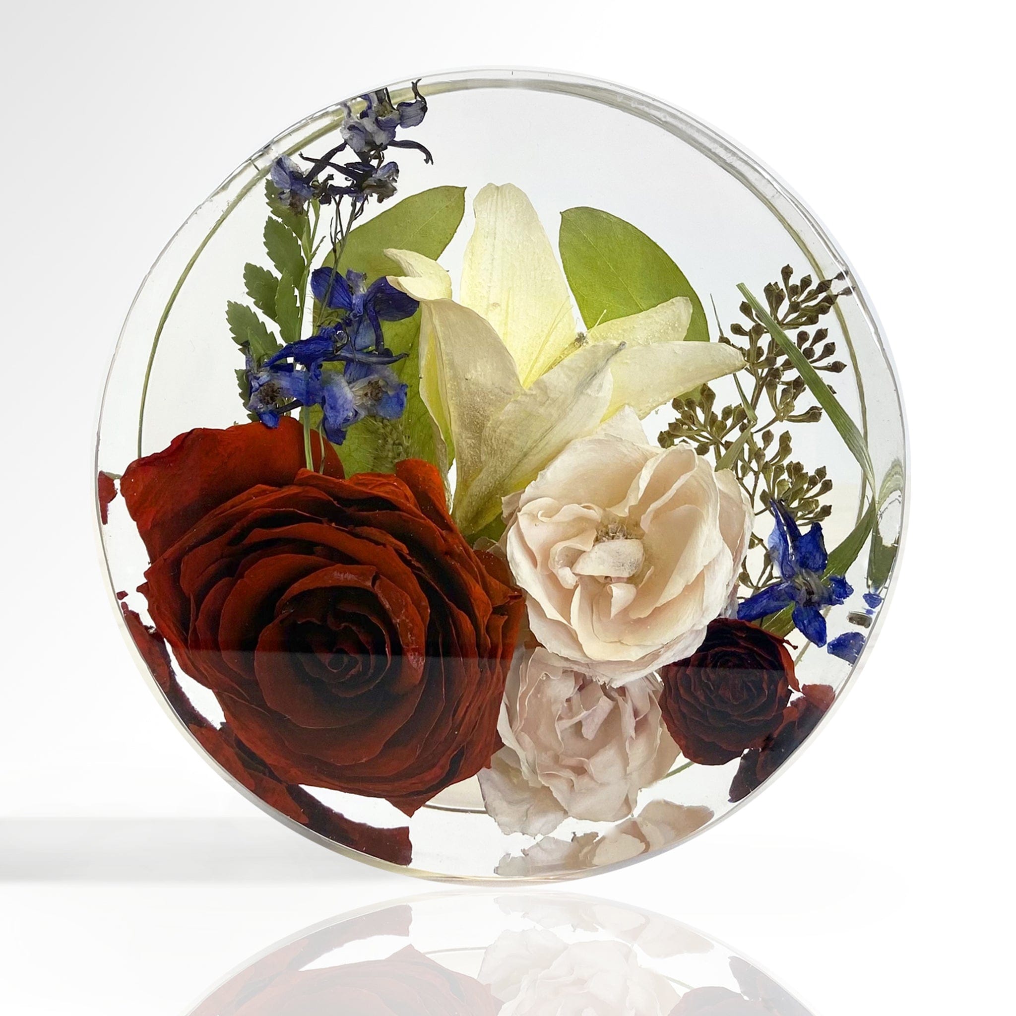 dbandrea Floral Block Hanging Trio: 6" Circles