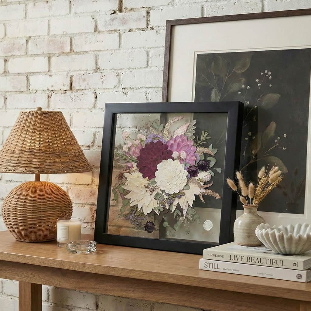 dbandrea Pressed (Framed) 12" x 12" Floating Frame