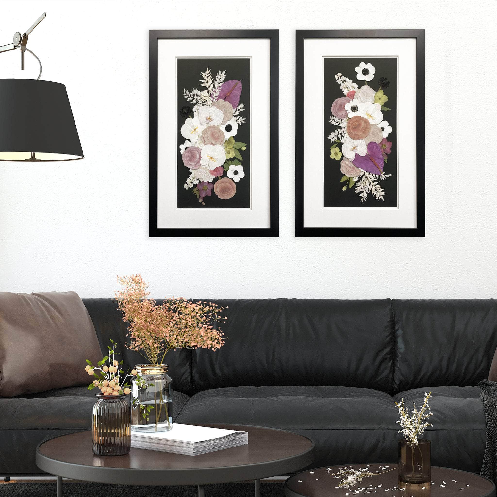 dbandrea Pressed (Framed) 12" x 24" Duo Panels Classic Frames