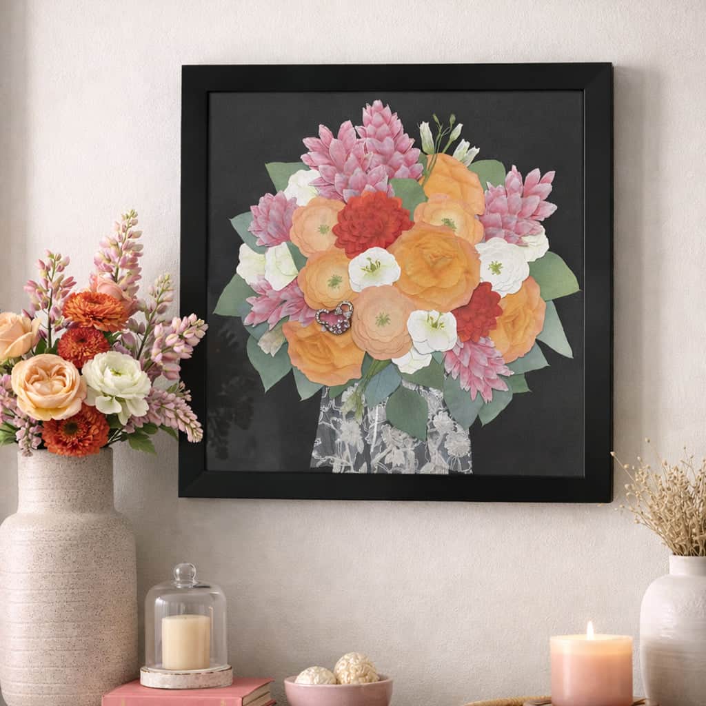 dbandrea Pressed (Framed) 16" x 16" Classic Frame