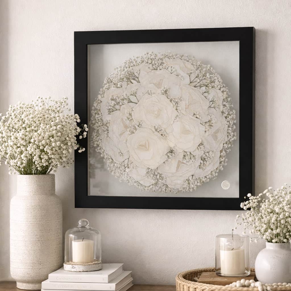 dbandrea Pressed (Framed) 16" x 16" Floating Frame