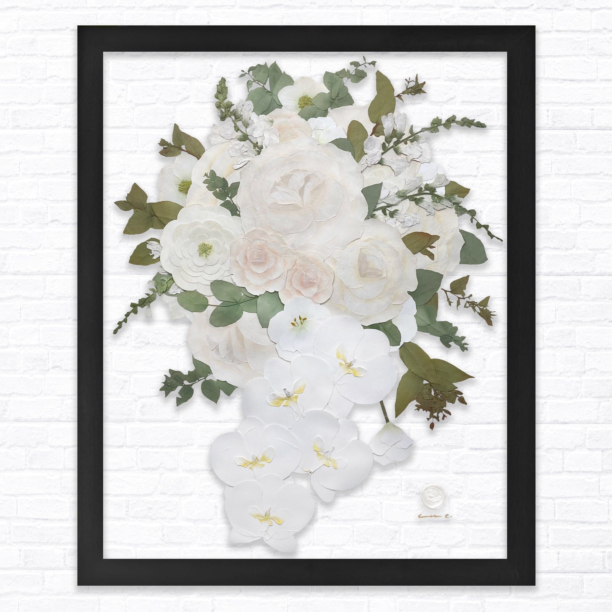 dbandrea Pressed (Framed) 16" x 20" Floating Frame