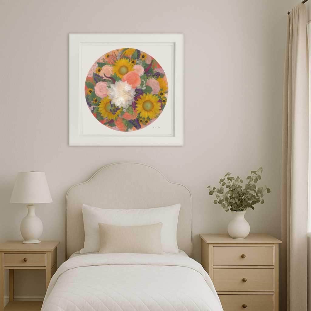 dbandrea Sunlit Garden Pressed Flower Print