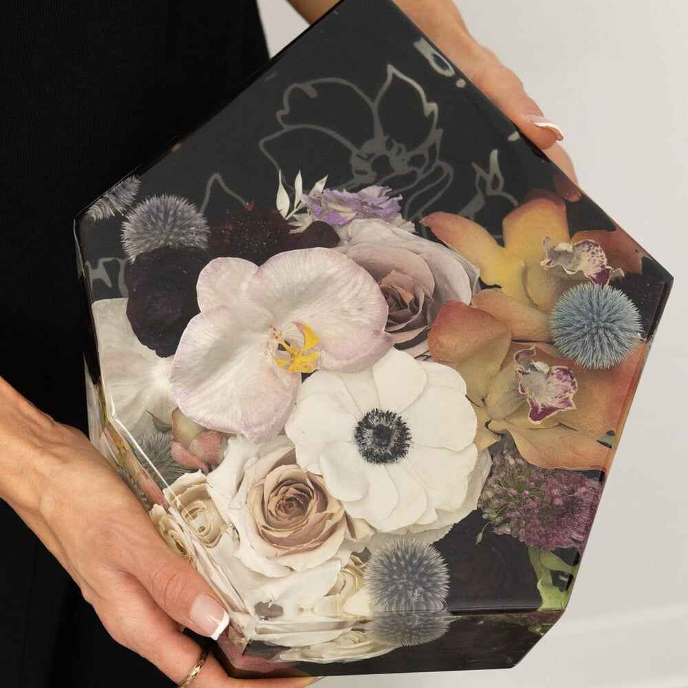 Xl Floral Block Gem Bouquet Preservation - Dbandrea