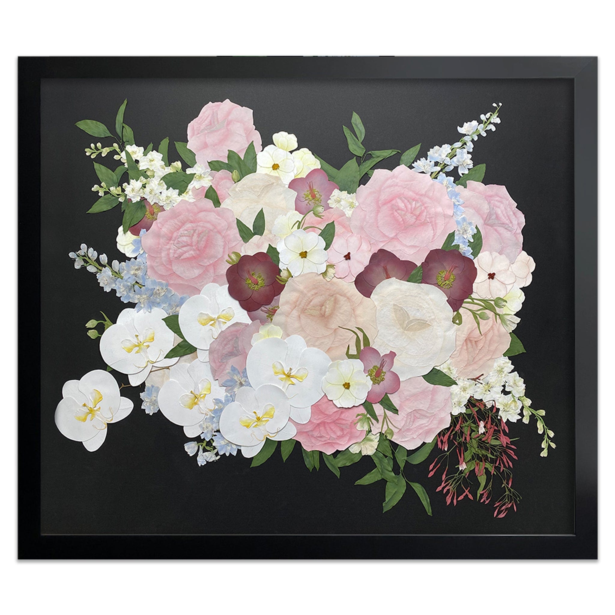 Designs by Andrea Pressed (Framed) 24" x 28" / Rectangle / Extra Large 24" x 28" Classic Frame
