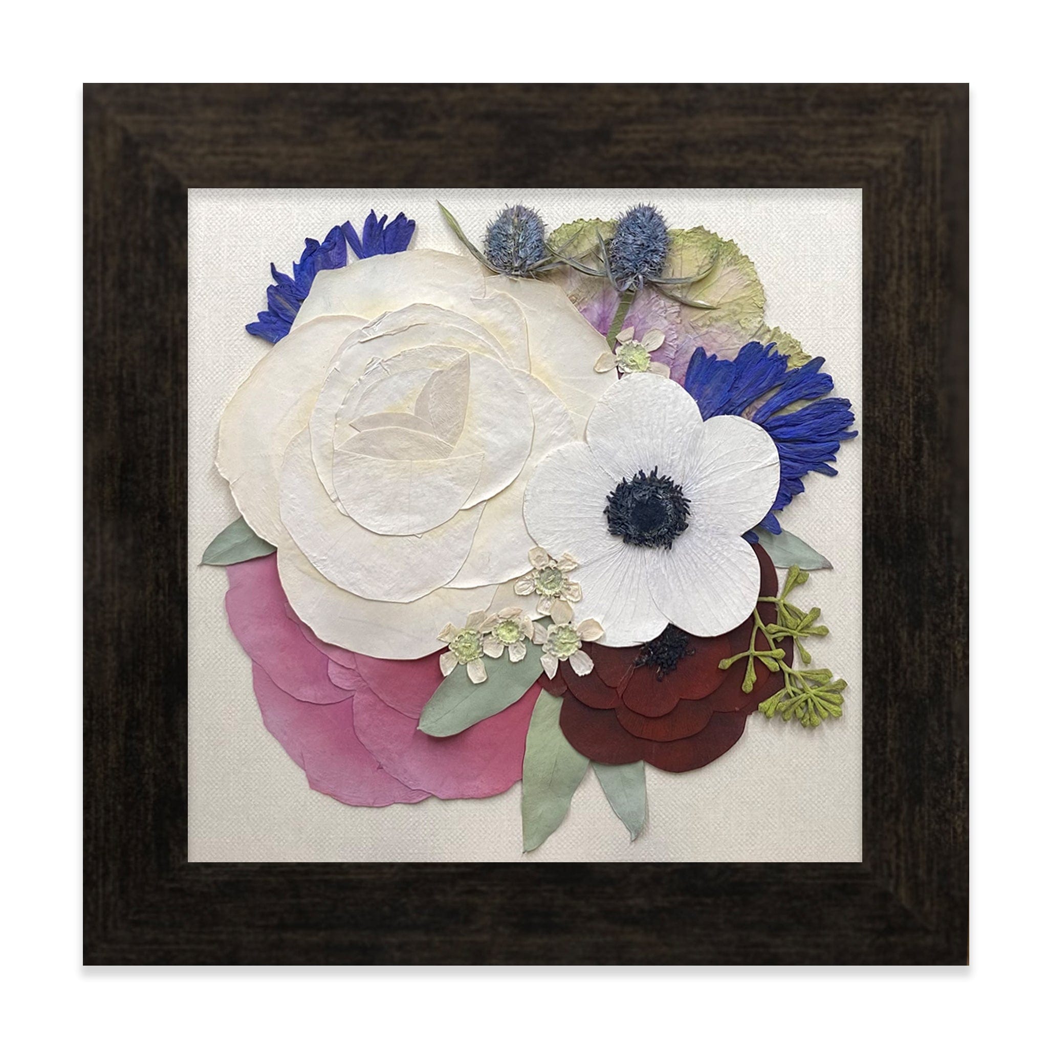 Designs by Andrea Pressed (Framed) 6" x 6" / Square / Small 6" x 6" Classic Frame