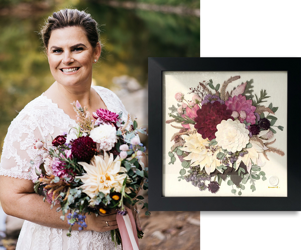 Wedding Bouquet Preservation - Designs By Andrea