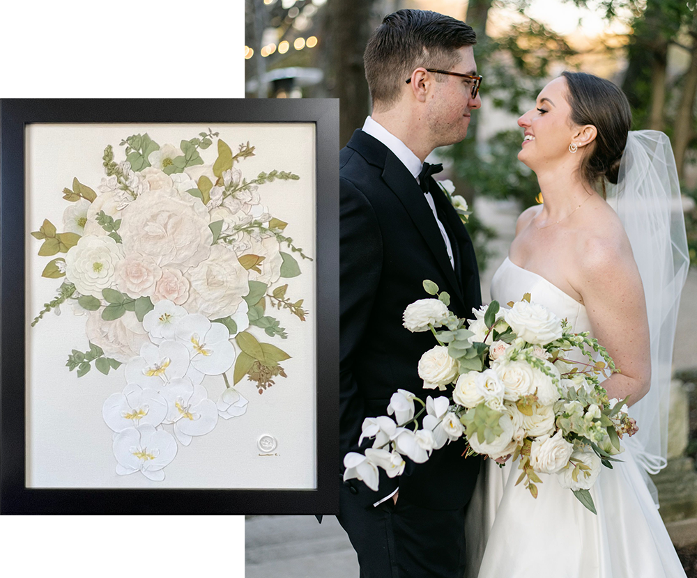 Wedding Bouquet Preservation - Designs By Andrea